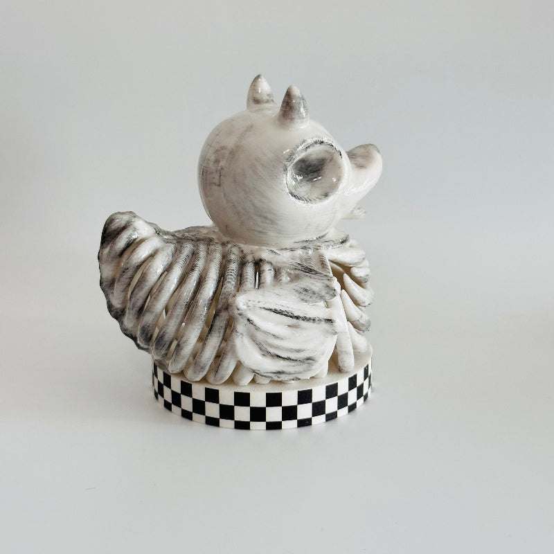 Bonequack the Skeleton Duck 3D Printed Figurine Collectable