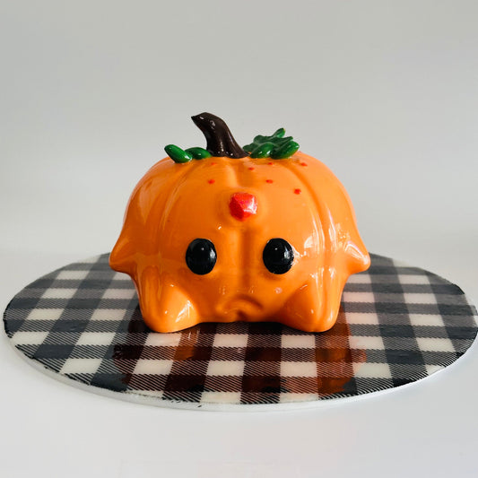 Grumpkin the Pumpkin Hauntling 3D Printed Figurine Collectable