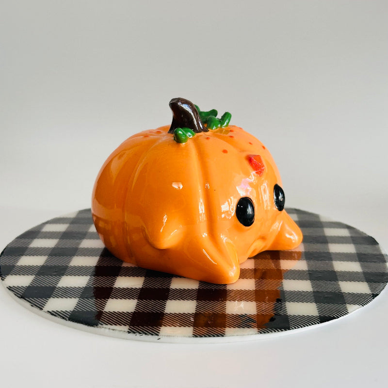 Grumpkin the Pumpkin Hauntling 3D Printed Figurine Collectable