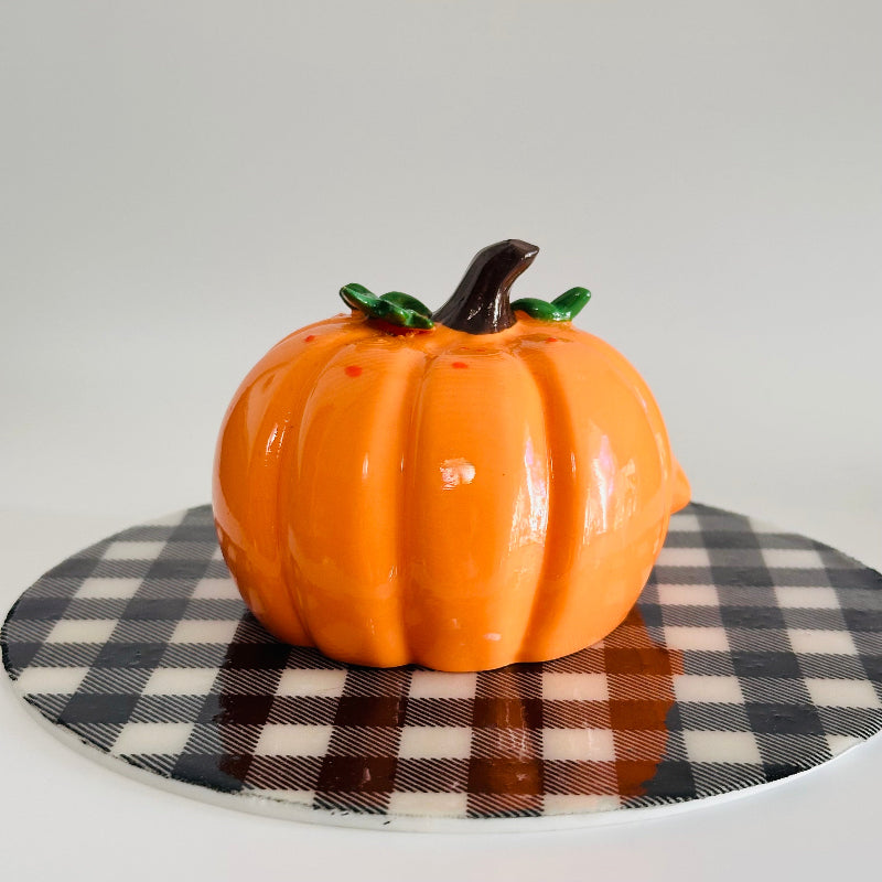 Grumpkin the Pumpkin Hauntling 3D Printed Figurine Collectable