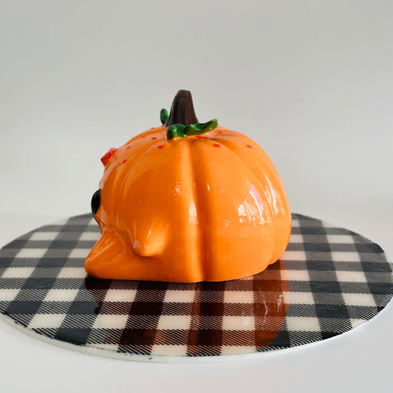 Grumpkin the Pumpkin Hauntling 3D Printed Figurine Collectable