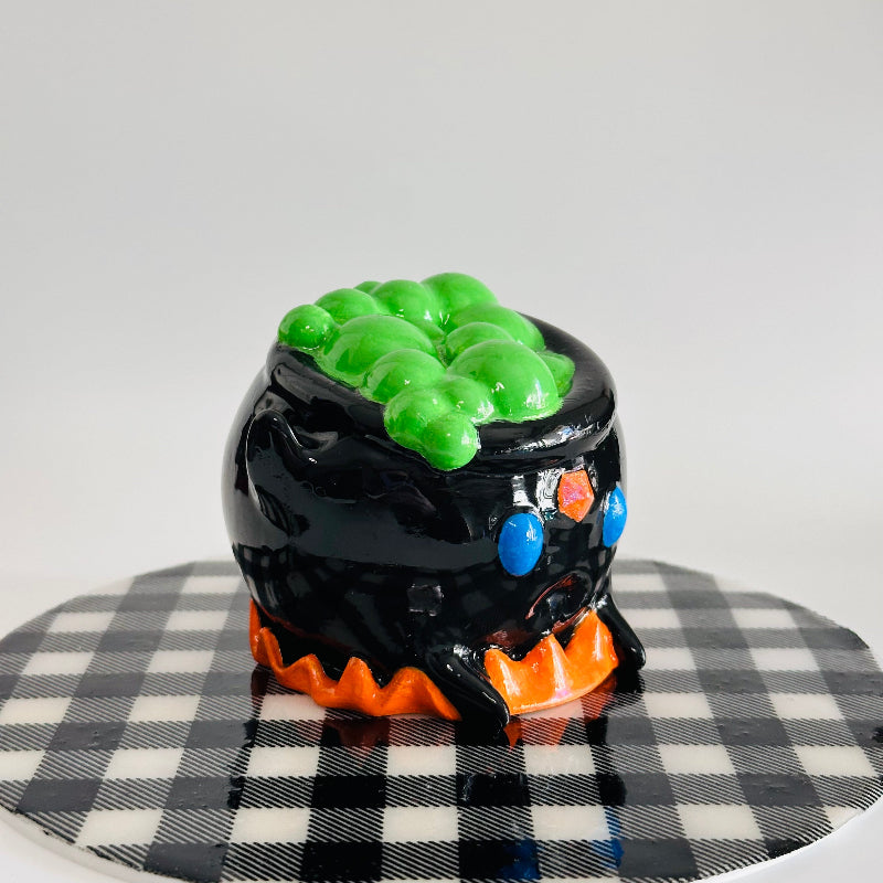 Brewster the Grumpy Cauldron Hauntling 3D Printed Figurine