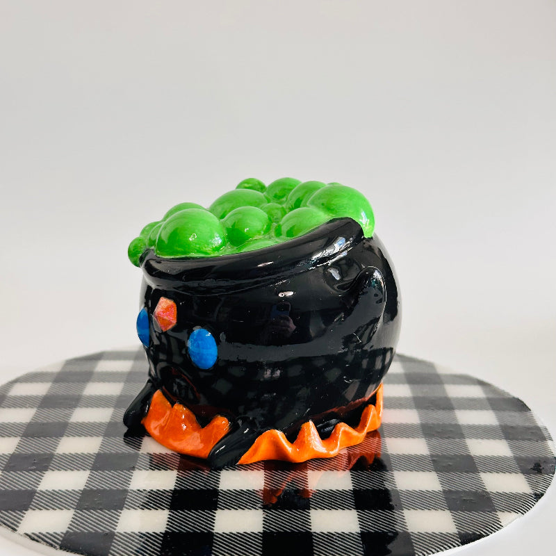 Brewster the Grumpy Cauldron Hauntling 3D Printed Figurine