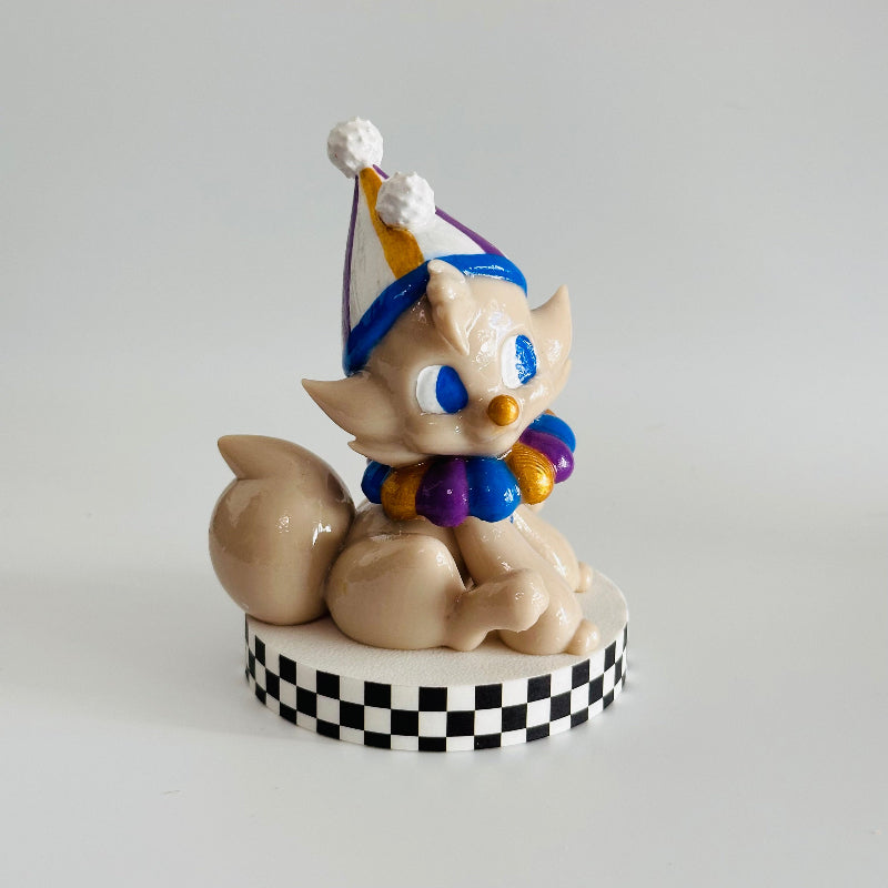 JesterPup the Clown Dog 3D Printed Figurine Collectable