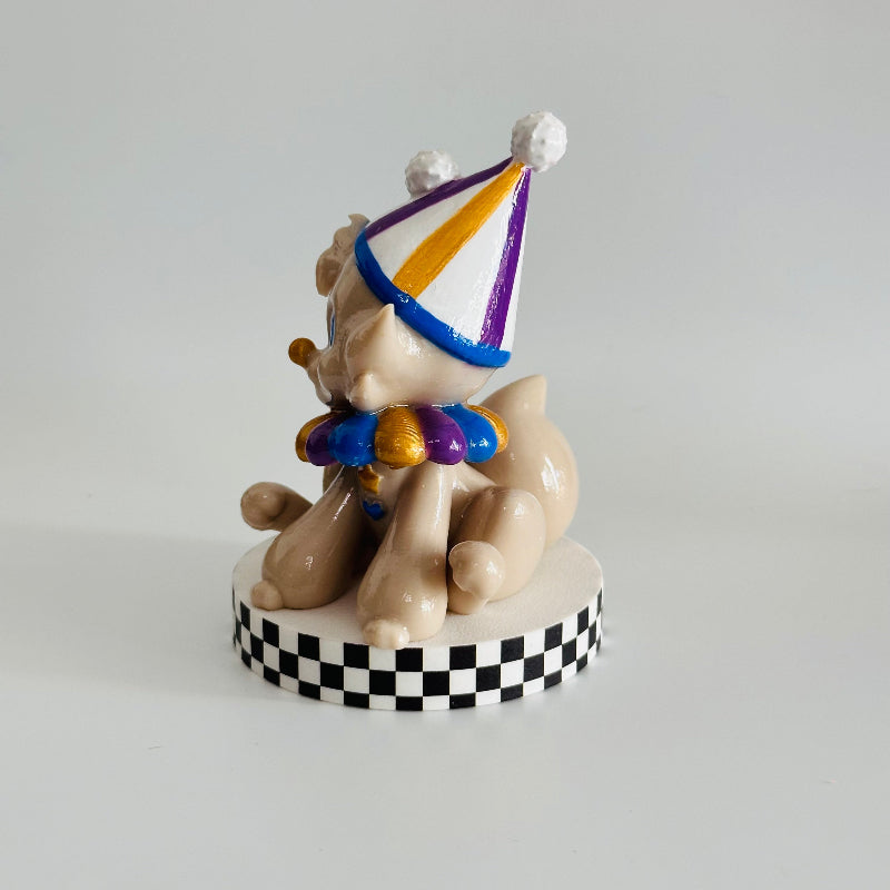 JesterPup the Clown Dog 3D Printed Figurine Collectable