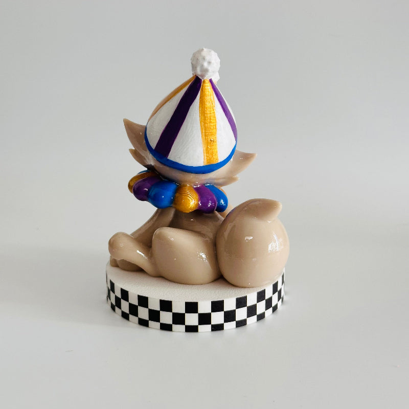 JesterPup the Clown Dog 3D Printed Figurine Collectable