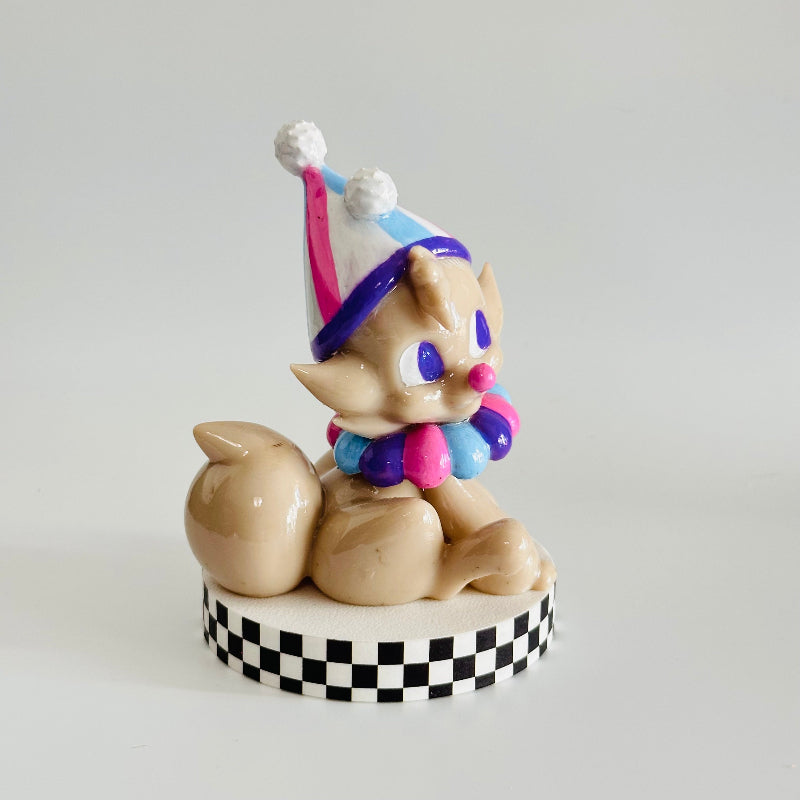 PoodleDoodle the Clown Dog 3D Printed Figurine Collectable