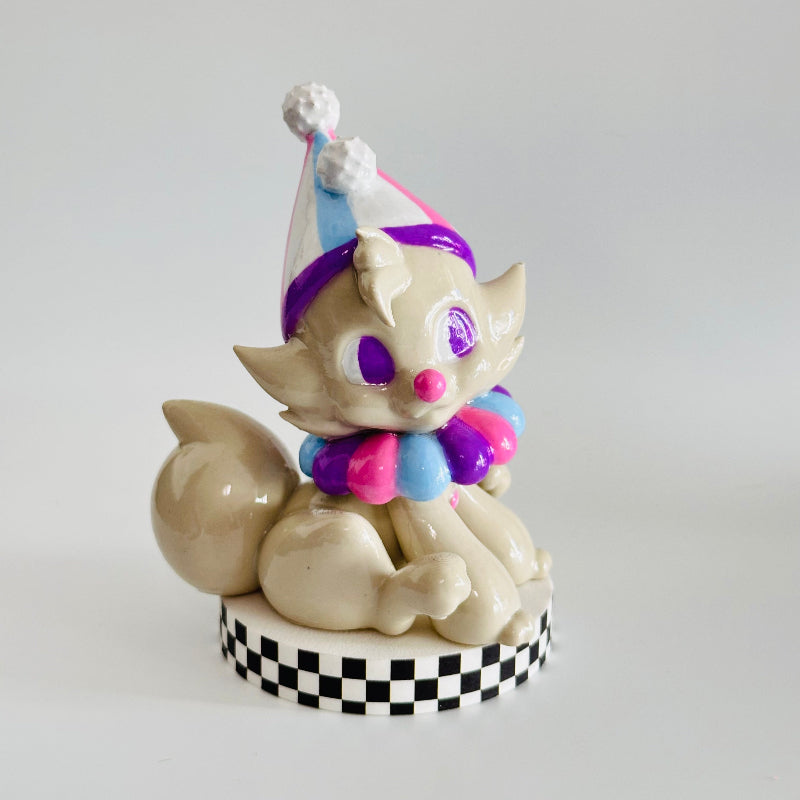 PoodleDoodle the Clown Dog 3D Printed Figurine Collectable