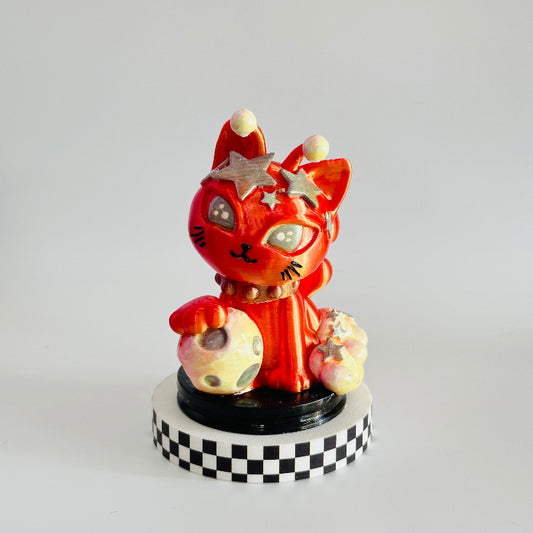 LunaPaws the Alien Cat 3D Printed Figurine Collectable