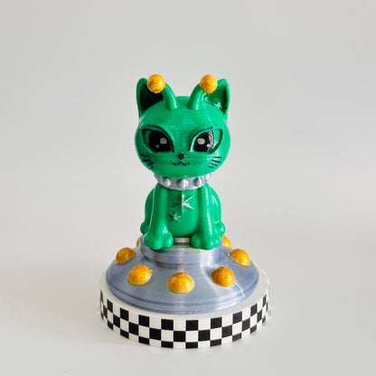 CosmicPaws the Alien Cat 3D Printed Figurine Collectable