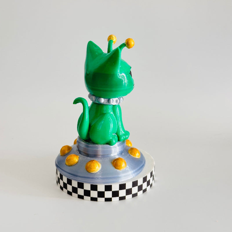 CosmicPaws the Alien Cat 3D Printed Figurine Collectable