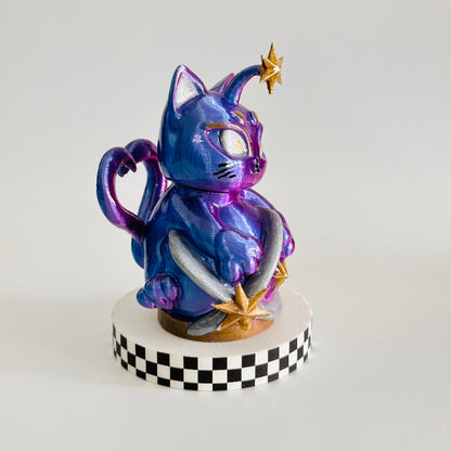 StarryPaws the Alien Cat 3D Printed Figurine Collectable