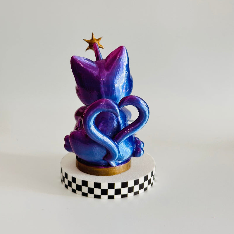 StarryPaws the Alien Cat 3D Printed Figurine Collectable