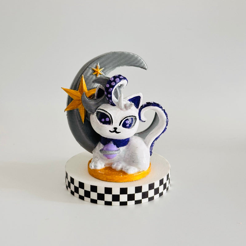 MoonWhisker the Tentacle Cat 3D Printed Figurine Collectable