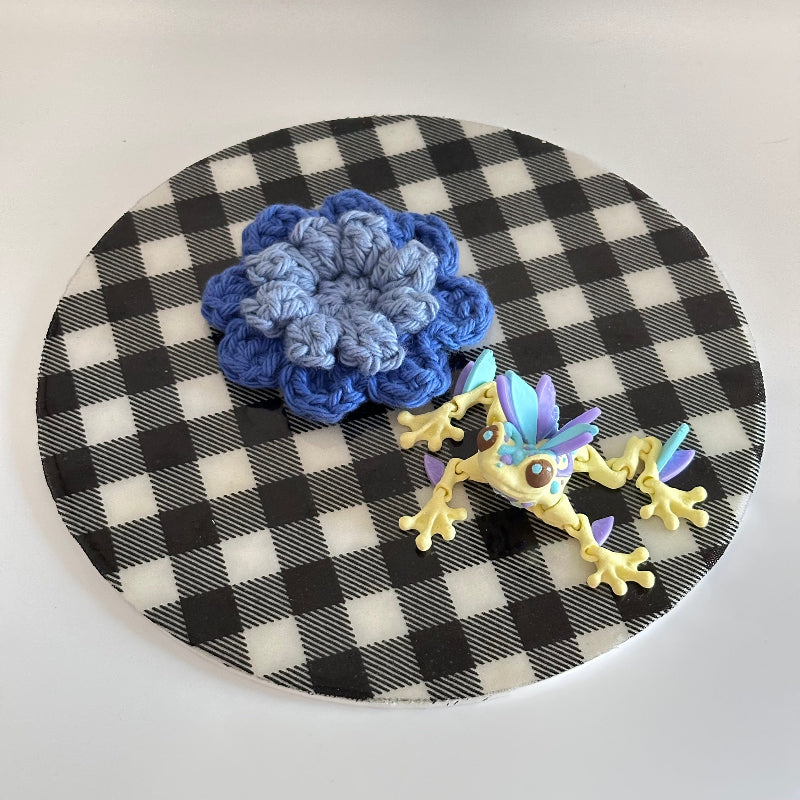 LilaFlutter the Butterfly Frog 3D Printed Fidget Collectable