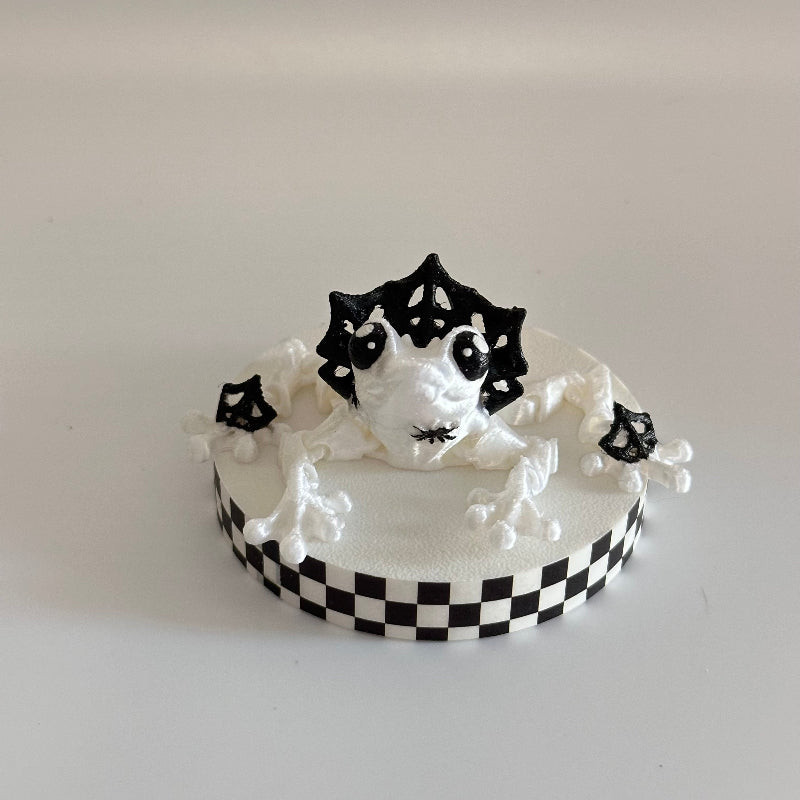 Noctibelle the Dracula Frog 3D Printed Fidget Collectable