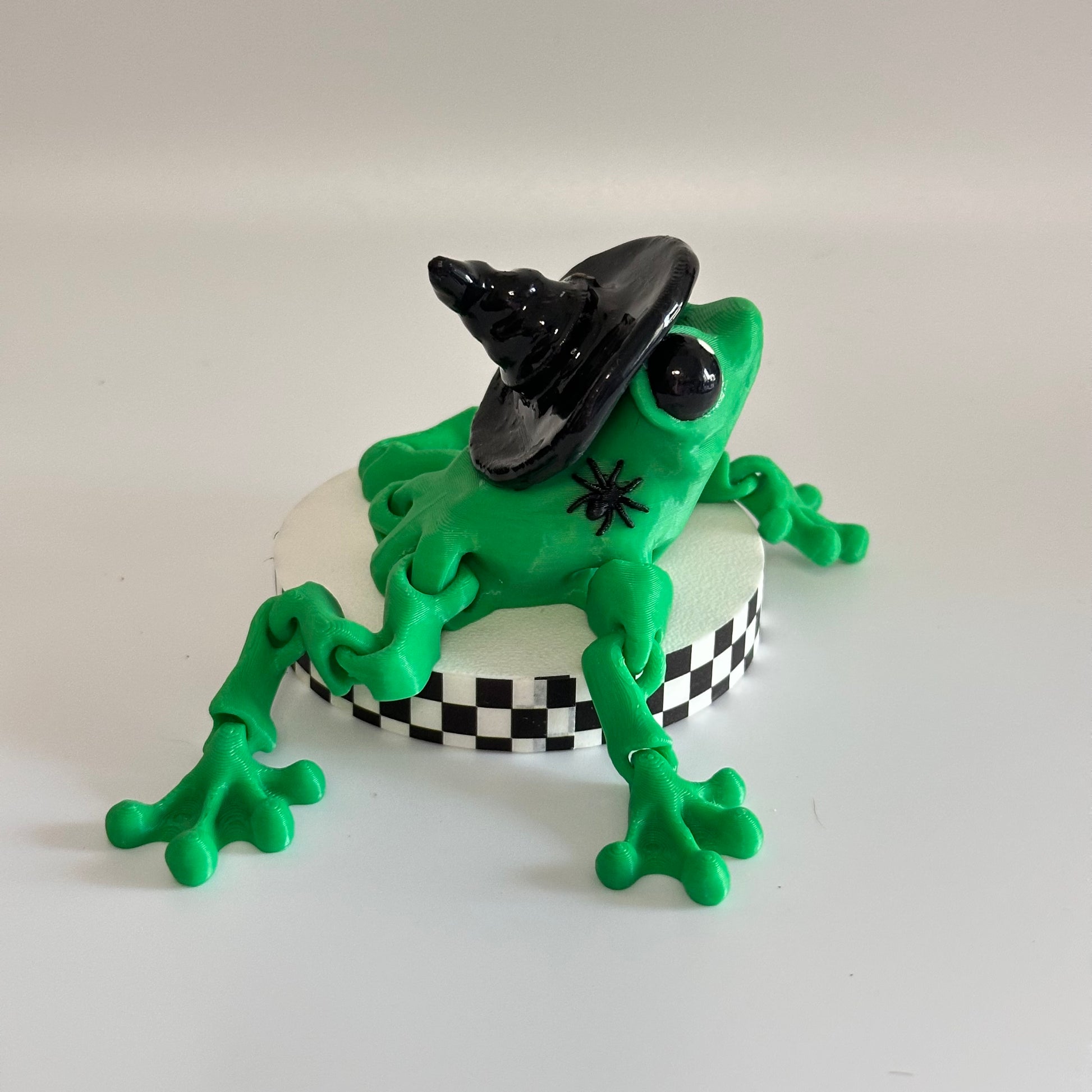 Toadella the Witchy Frog 3D Printed Fidget Collectable