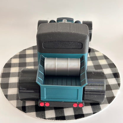 Metallic Teal Rat Rod 3D Printed Car