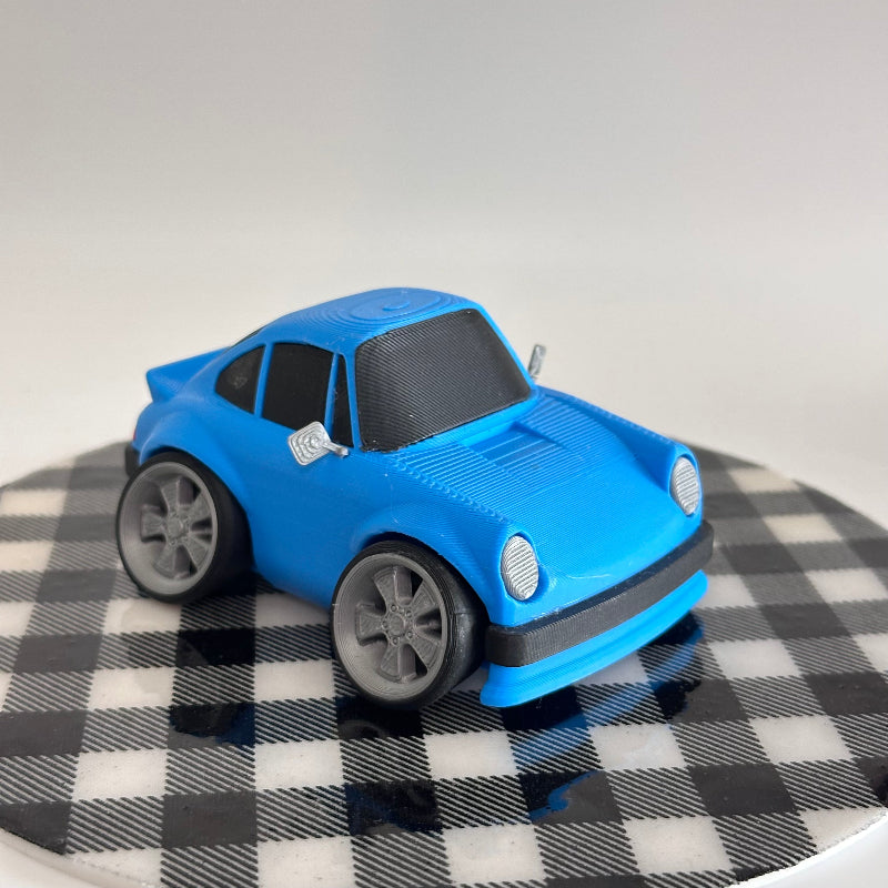 Blue Skyline Racer 3D-Printed Sports Car