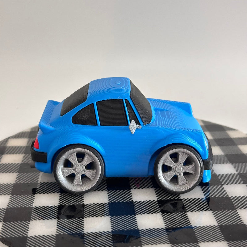 Blue Skyline Racer 3D-Printed Sports Car