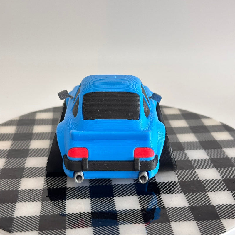 Blue Skyline Racer 3D-Printed Sports Car