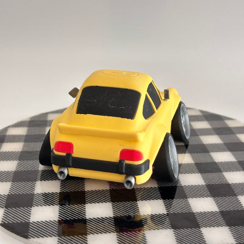 Yellow Sunbeam Racer 3D-Printed Sports Car