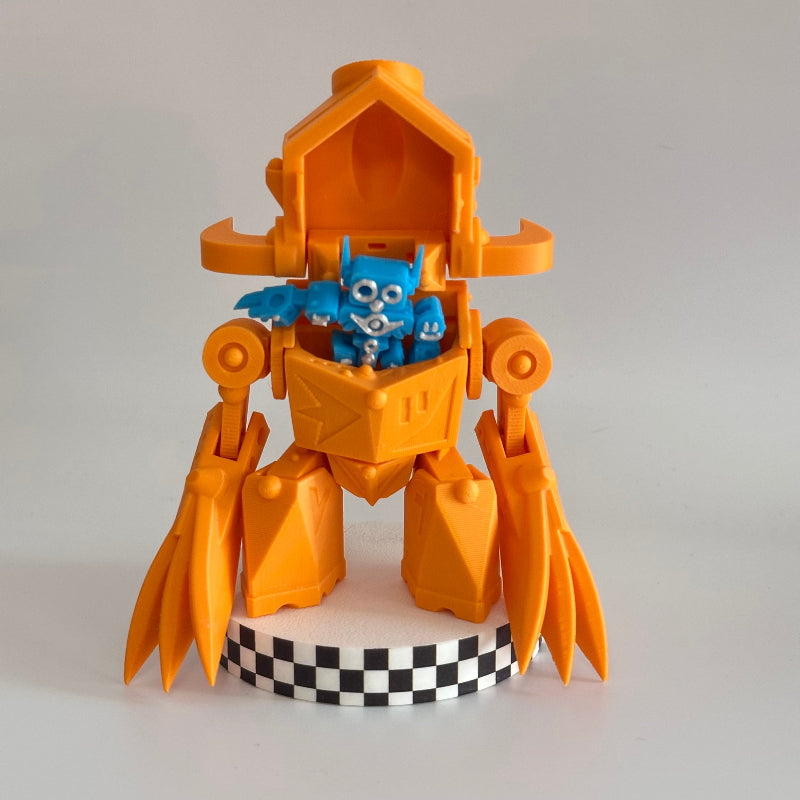 EmberByte the BotSlicer 3D Printed Fidget Collectable