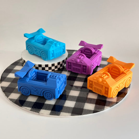 ByteWheels: Mini Robot Racers 3D Printed Fidget Collectable