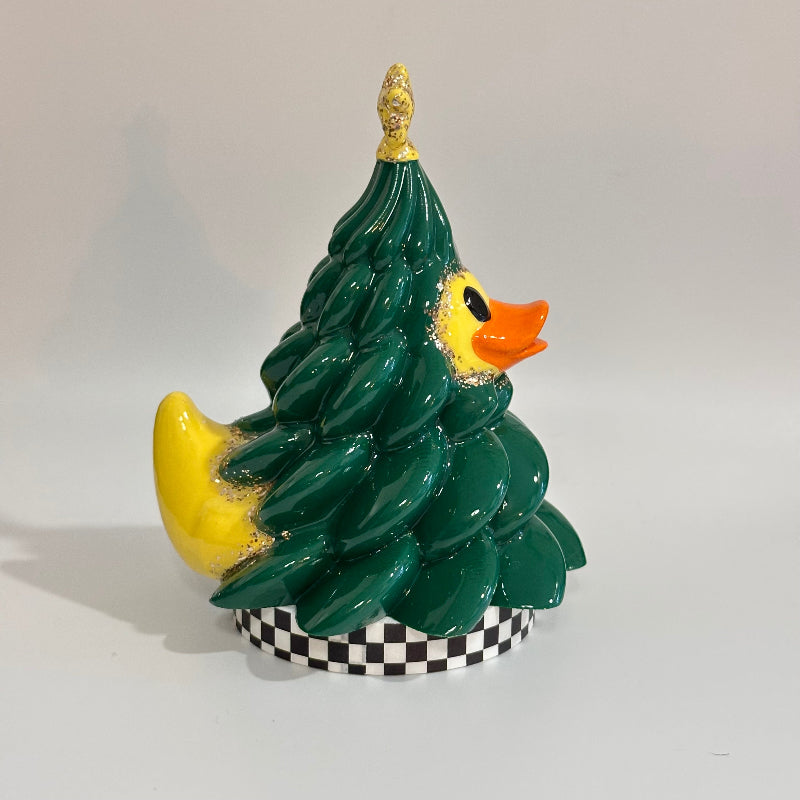 Tinsel Quackers The Christmas Tree Duck 3D Printed Shelfie Collectable