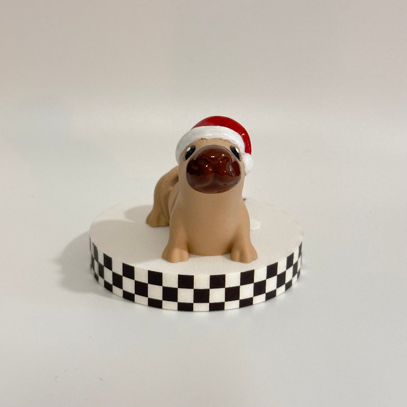 Capy Claus Capybara 3D Printed Fidget Holiday Collectable