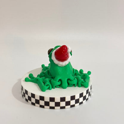 Jolly Hopper the Festive Froggie 3D Printed Fidget Collectable