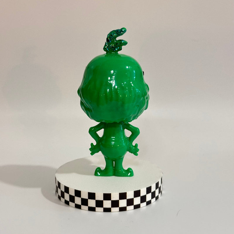 Grinch 3D Printed Shelfie Holiday 3D Printed Collectable
