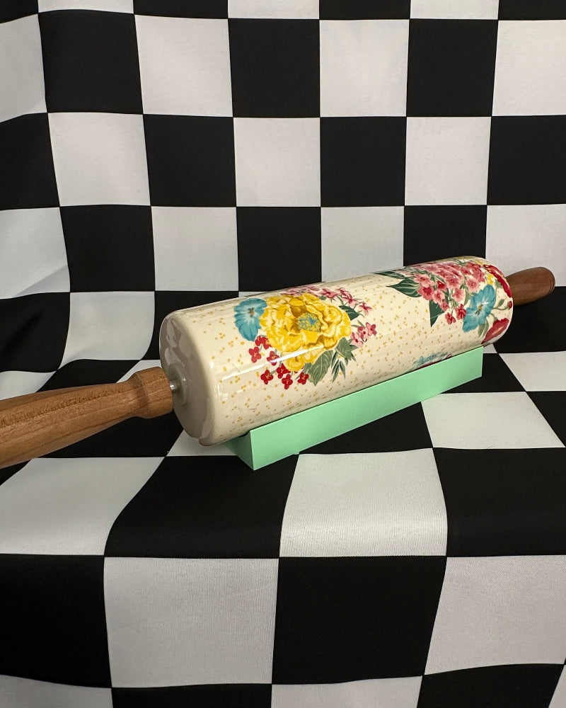 Jade Extra Large Rolling Pin Holder Stand - Fits Pioneer Woman Rolling Pins
