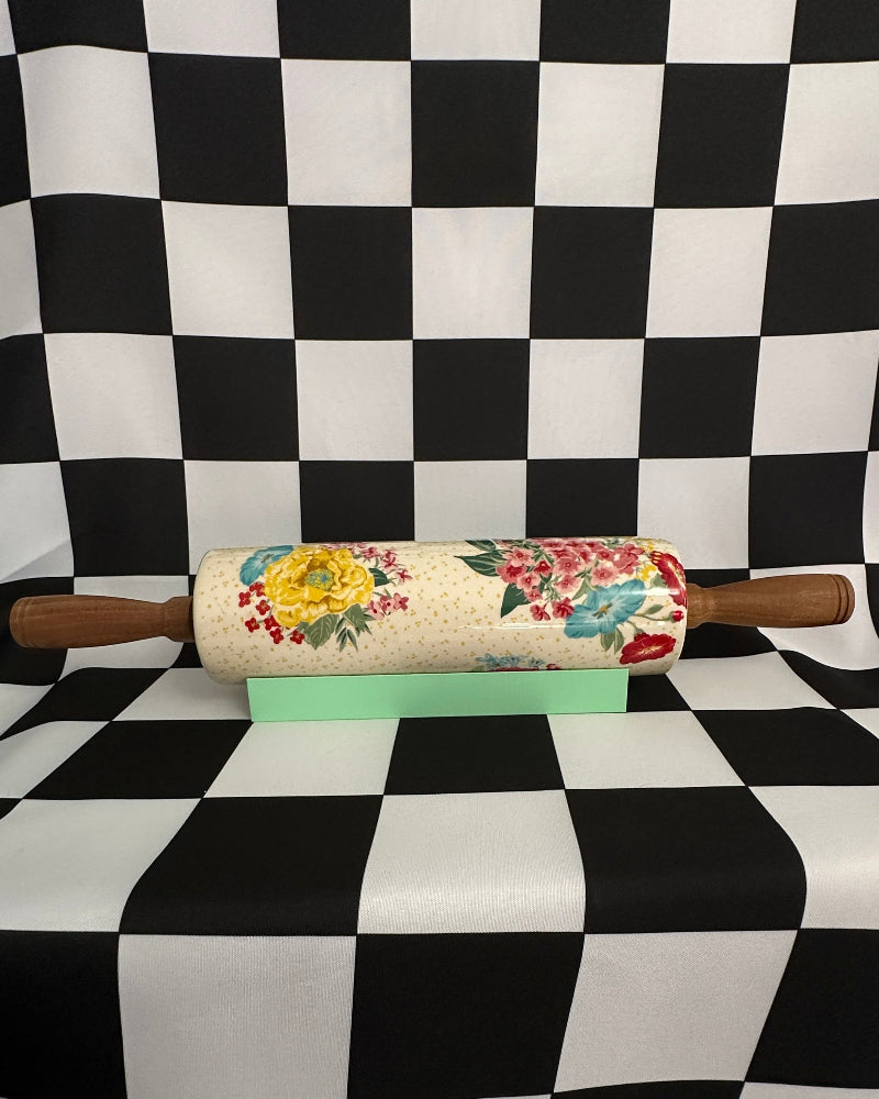 Jade Extra Large Rolling Pin Holder Stand - Fits Pioneer Woman Rolling Pins