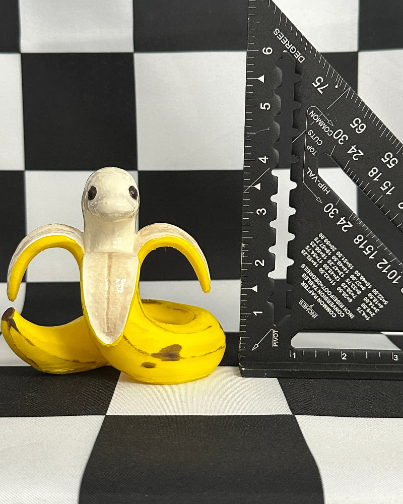 Kawaii Banana Snake Figurine