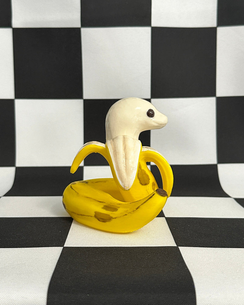 Kawaii Banana Snake Figurine