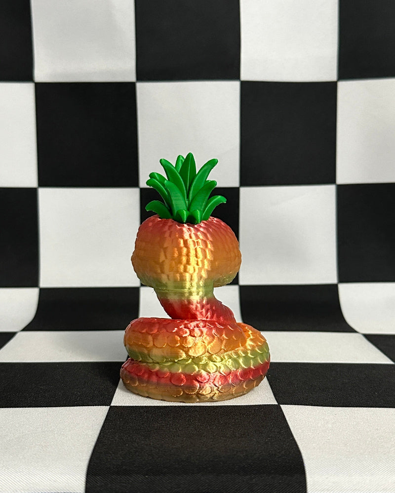 Kawaii Dragon Fruit Snake Figurine