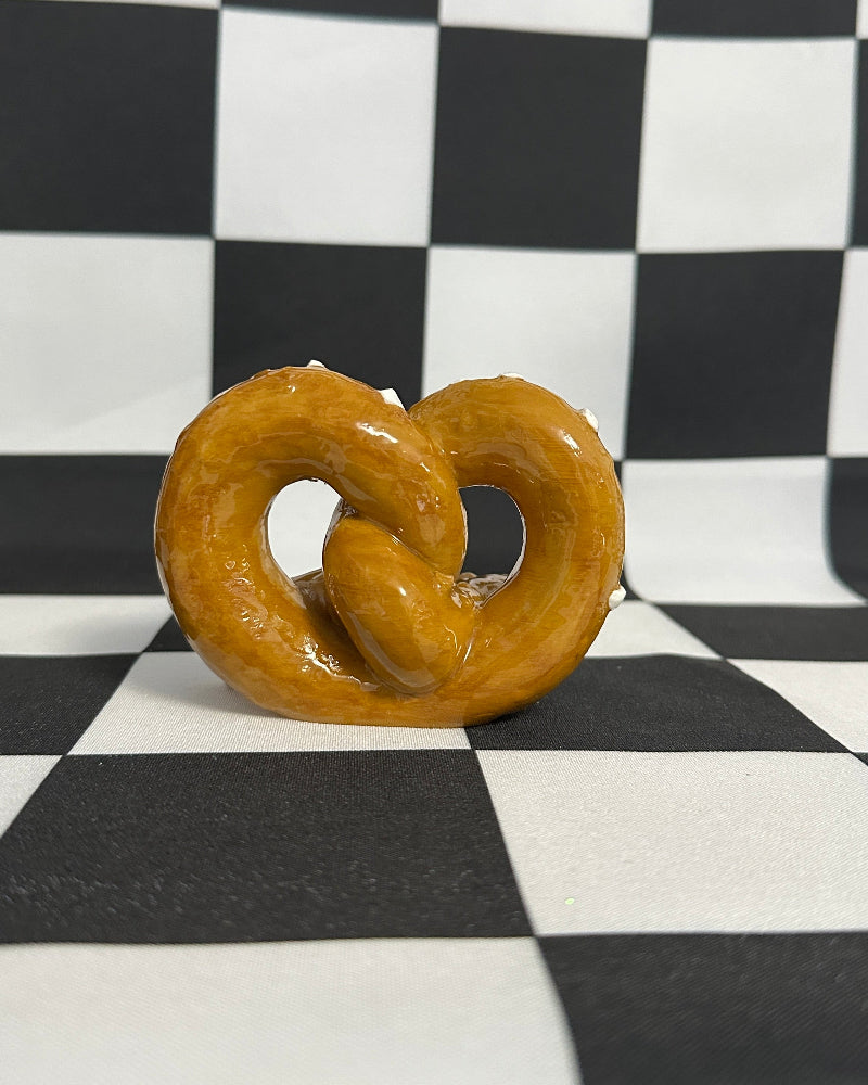 Kawaii Pretzel Snake Figurine