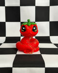 Kawaii Strawberry Snake Figurine