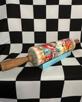 Light Blue Extra Large Rolling Pin Holder Stand - Fits Pioneer Woman Rolling Pins