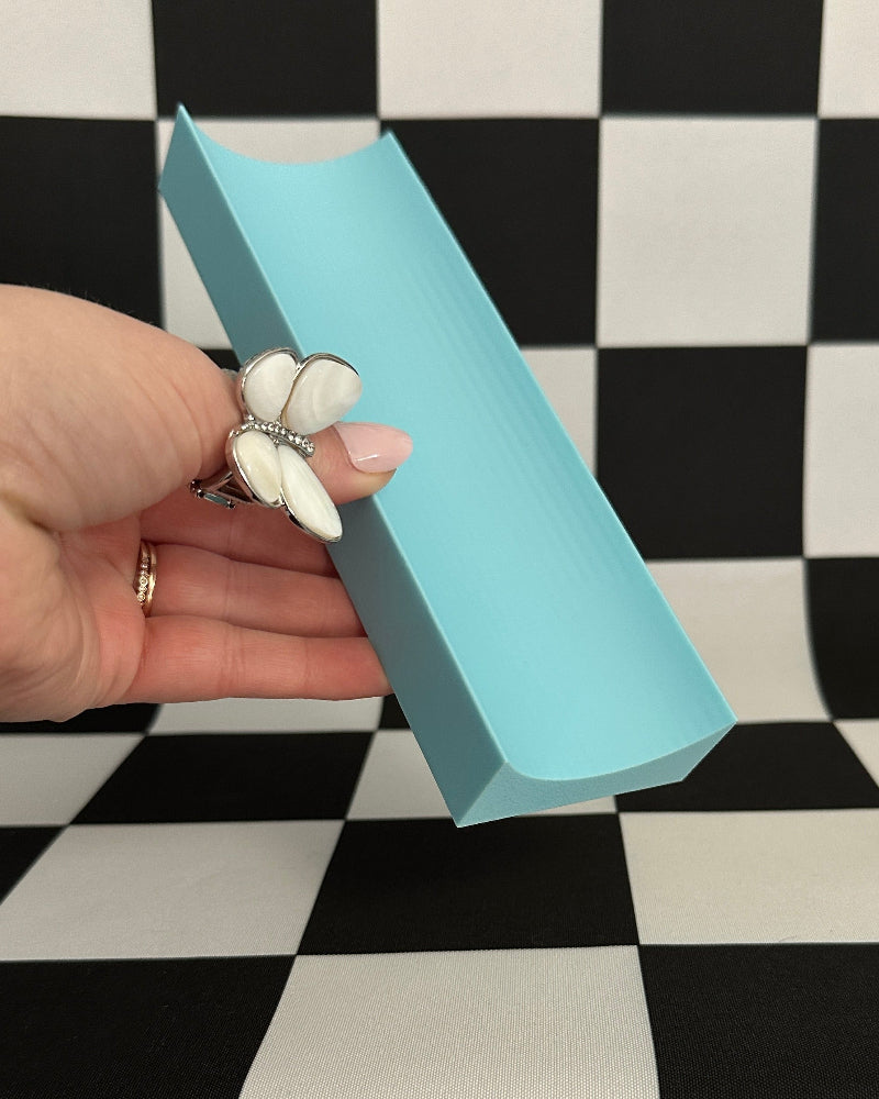 Light Blue Extra Large Rolling Pin Holder Stand - Fits Pioneer Woman Rolling Pins