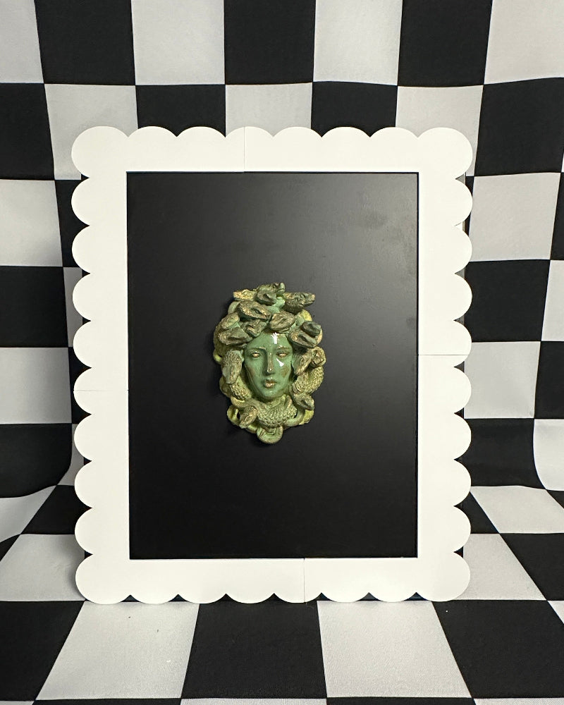 Medusa Magnet | Mythical Creature Mini Sculpture & Gothic Curiosity Decor1