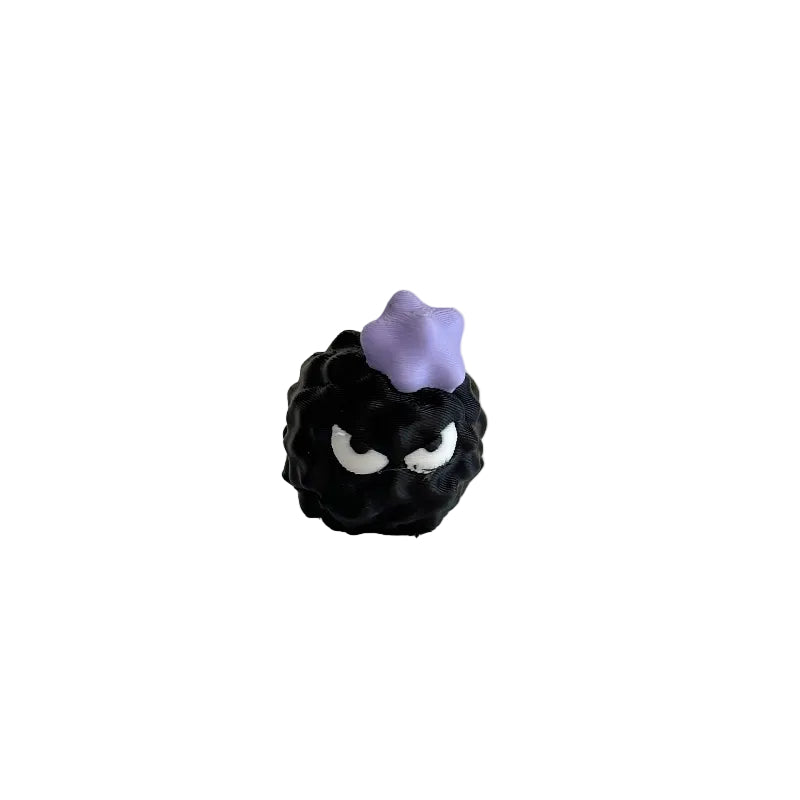 Mini Angry Emoji Soot Sprite 3D Printed Figurine Collectible