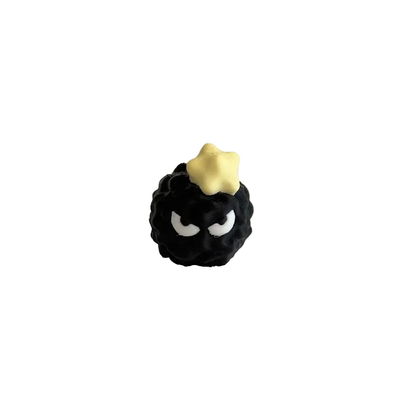 Mini Angry Emoji Soot Sprite 3D Printed Figurine Collectible