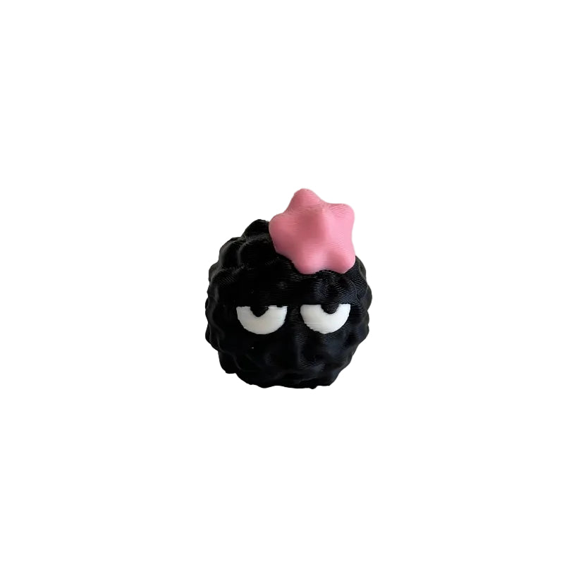 Mini Bored Emoji Soot Sprite 3D Printed Figurine Collectible