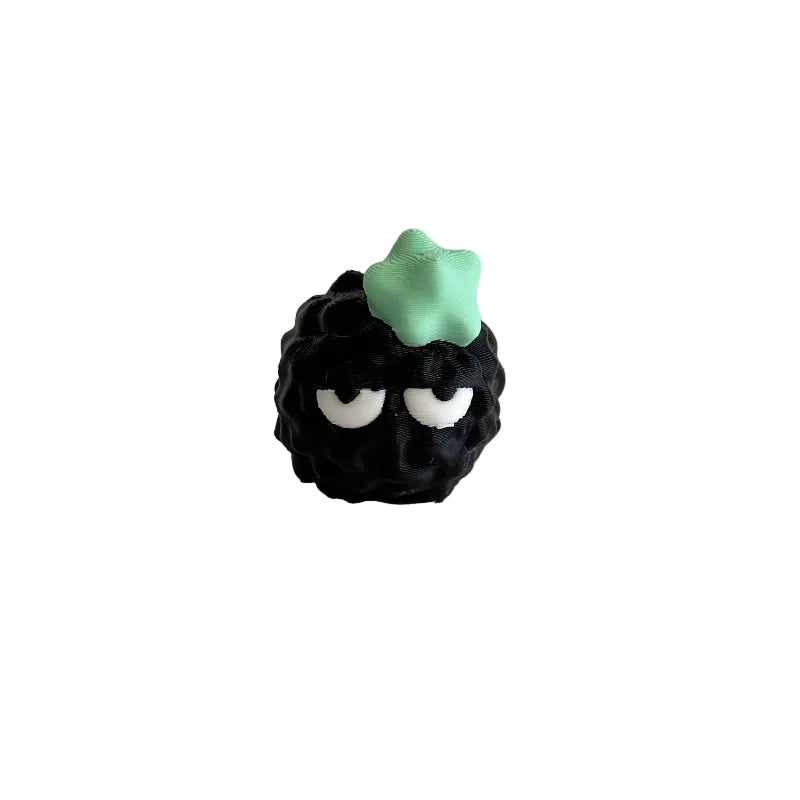 Mini Bored Emoji Soot Sprite 3D Printed Figurine Collectible