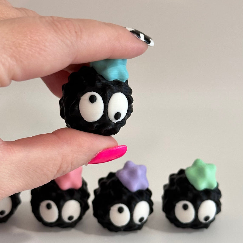 Mini Derpy Emoji Soot Sprite 3D Printed Figurine Collectible