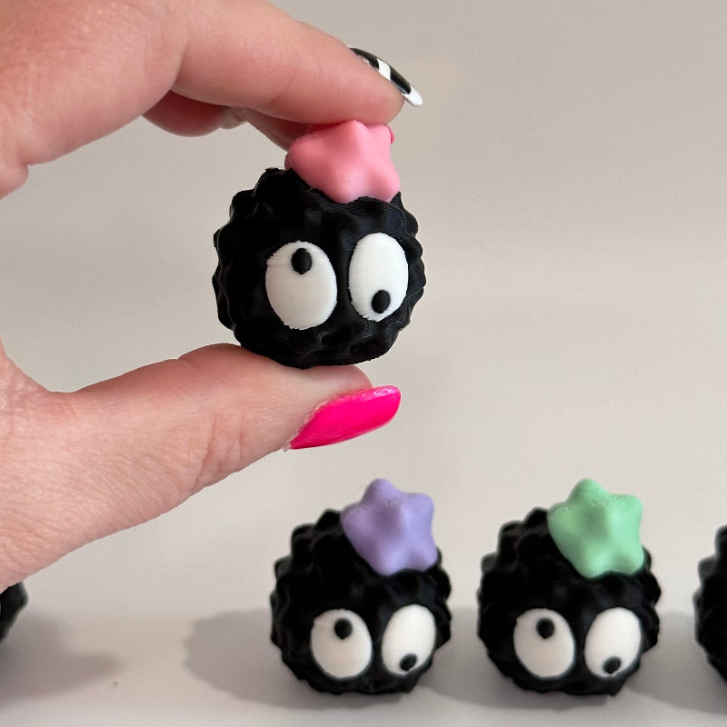 Mini Derpy Emoji Soot Sprite 3D Printed Figurine Collectible