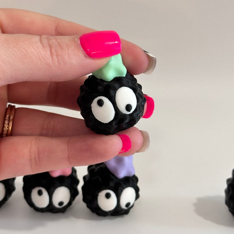 Mini Derpy Emoji Soot Sprite 3D Printed Figurine Collectible