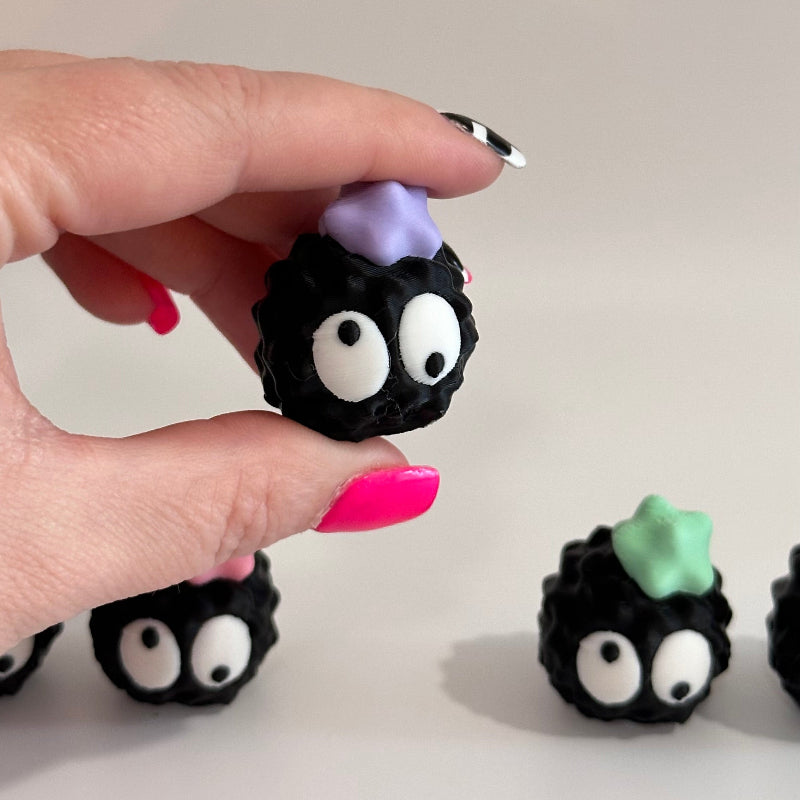 Mini Derpy Emoji Soot Sprite 3D Printed Figurine Collectible
